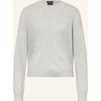 Dámský svetr Boss Dámský Kašmírový Svetr Fascona, světle šedá, 42