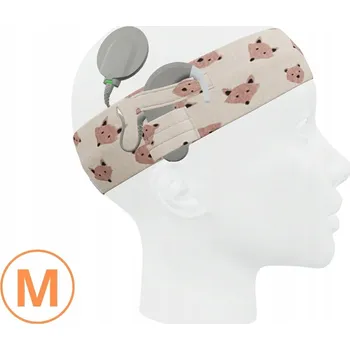 IP kamera Univerzální čelenka pro procesory řeči / implantáty - medvídci a lišky - vel. M