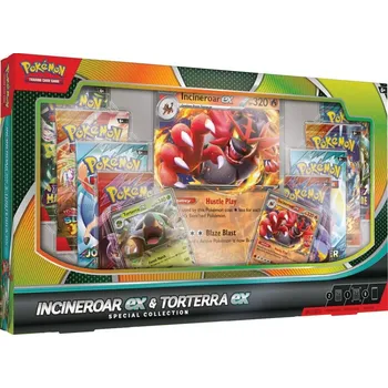 Sběratelská karetní hra Pokémon TCG: Incineroar ex & Torterra ex Special Collection