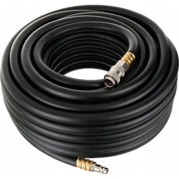 Příslušenství ke kompresoru PNEUMATICKÁ HADICE GUMOVÁ 20M 10X17MM ZALISOVANÁ RYCHLOSPOJKA KE KOMPRESORU