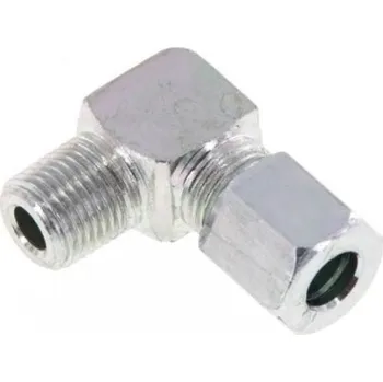 Příslušenství k čerpadlu L-šroubení se zářezným kroužkem M10x1 - 6 L (M12x1,5) konický, ocel pozink