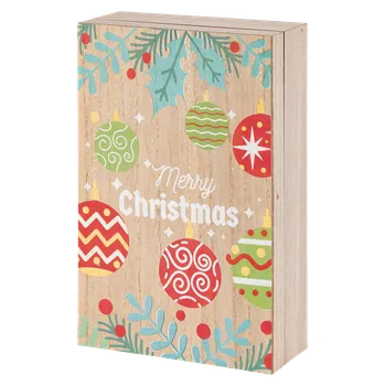 Vánoční dekorace LIVARNO home Adventní kalendář (hnědá/červená)