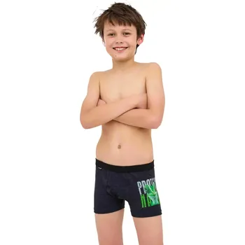 Chlapecké boxerky Young Protect2 grafit velikost 176
