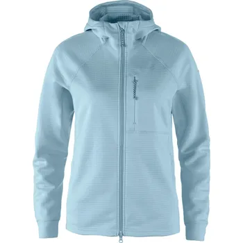 Skialpinistické vybavení Fjallraven Abisko Grid Fleece Hoodie W - Breeze Blue