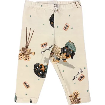 Dívčí legíny Mimilove Dětské legíny vel. 6-9 měsíců Pejsci