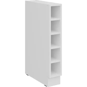 Kuchyňská skříňka LEMPERT Dolní otevřená skříňka 48 (15 cm) bílá