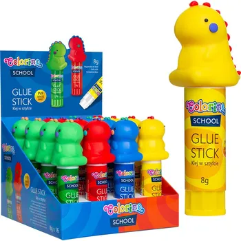 Kancelářské lepidlo Lepidlo v tyčince žluté dinosaurus colorino