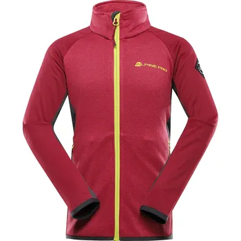 Chlapecké oblečení Dětská funkční mikina Alpine Pro VORNO - tmavě červená / 128/134