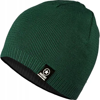 Čepice Pánská oboustranná zimní Čepice , lahvově zeleň a černá