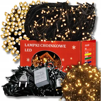 Vánoce Vánoční osvětlení na stromeček EnergoDom pro vnitřní použití, 12 m, 101 - 200 světýlek