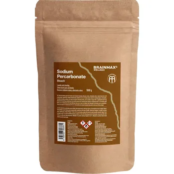 Přírodní produkt BrainMax Pure WellMax Perkarbonát sodný, bělidlo, 1 kg Univerzální ekologický čistící prostředek pro celou domácnost