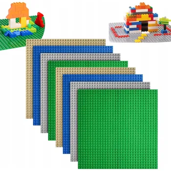 ostatní stavebnice 8x STAVEBNÍ DESKA PODLOŽKA PRO KOSTKY ZÁKLADNA 32X32 CITY CREATOR STAVEBNICE