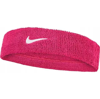 Čelenka Froté čelenka na hlavu NIKE Headband Vivid Pink / Bílá