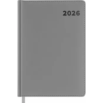 Diář Knižkový diář pro podnikatele 2026 A4 Easy šedý