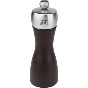 Kuchyňský mlýnek Sambonet Paderno Industrie MLÝNEK NA PEPŘ, zn. PEUGEOT - FIDJI výška 15 cm, černá matná