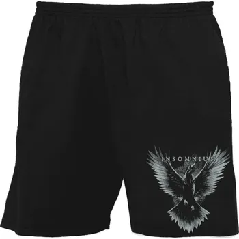 Pánské kraťasy bermudy, kraťasy Insomnium - crow