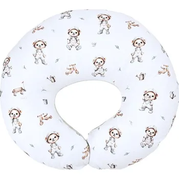 EKO Polštář kojicí malý Velvet Gardener Bear 60x60cm