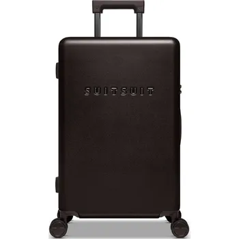 Plastový kufr SUITSUIT® Mystique Ground Coffee M - tmavě hnědá
