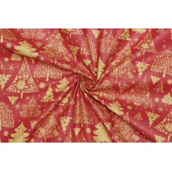 Bavlněné plátno - Vánoční stromeček