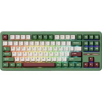 Klávesnice Mechanická klávesnice Akko TAC87 TKL HotSwap RGB Bezdrátová 2.4Ghz Gree Fast