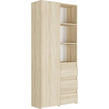 Knihovna Regál Framire 80 cm x 180 cm x 30 cm dub sonoma