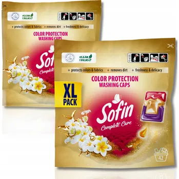 Kapsle na praní Sofin Kapsle na Praní Barevného Prádla Color 66 praní + Dárek