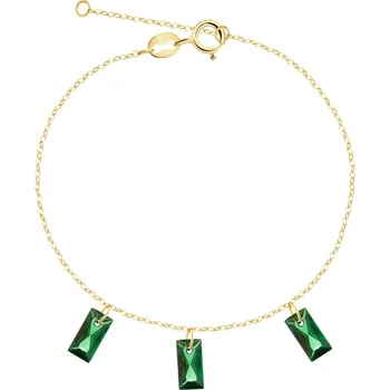 Náramek Zlatý náramek se zirkony - AP541-8488