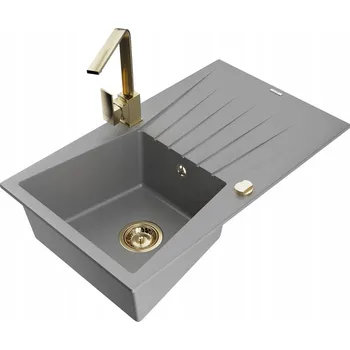 Granitový dřez Jednodřez Mexen Cesar granitový šedý