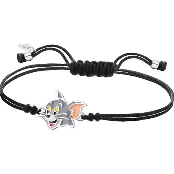 Náramek Náramek se stříbrnými prvky a smaltem - Tom and Jerry, Tom, Warner Bros. Discovery - WB541-5039