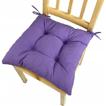 Polštář Polštář na židli TRAPEZ SVĚTLE FIALOVÝ