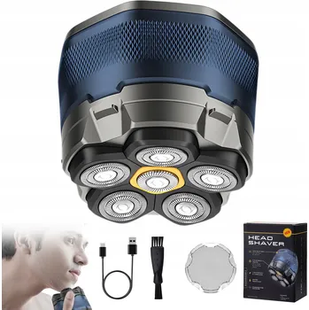 Holicí strojek HOLICÍ STROJEK ELEKTRICKÝ S 6D HLAVICEMI A VYMĚNITELNÝM MAGNETICKÝM DESIGNEM IPX7
