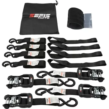 Upínací popruh SET pro upevnění motorky SEFIS 40 upínací popruhy 4x kurtna 40mm x 240 cm 4x popruh