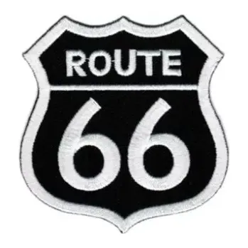 Nášivka Moto nášivka Route 66, 5x5 cm