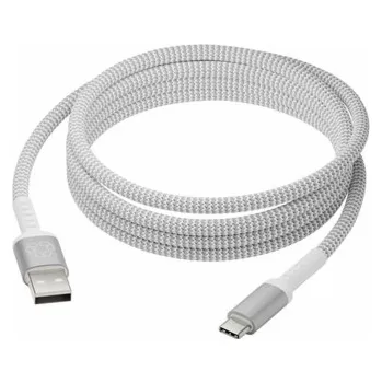 Datový kabel dbramante1928 re-charge - USB kabel - USB (M) do 24 pin USB-C (M) - USB 2.0 - 2.5 m - až 36W přenos energie, pletený kabel, 100 % recyklovaný plast