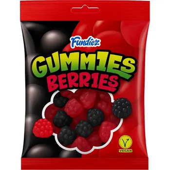 Bonbon Fundiez žvýkací bonbony s příchutí bobulových plodů 160 g