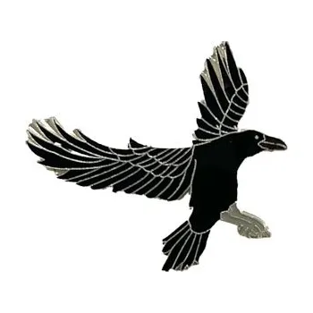 Odznáček - krkavec velký