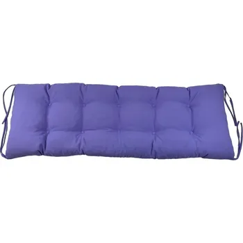 Polštář POLŠTÁŘ NA ZAHRADNÍ HOUPAČKU 150 CM SVĚTLE FIALOVÝ