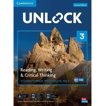 Anglický jazyk Unlock Level 3 Reading, Writing and Critical Thinking Student´s Book with Digital Pack