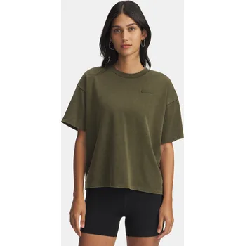 Dámské tričko Under Armour UA HWT Boxy Wash SS-GRN 6007690-308 Zelená MD