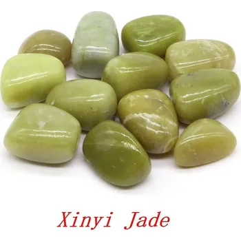 Přírodní kámen Žlutý leopard jaspis tromlovaný kámen | dekorace - Nefrit Xinyi , 100 g