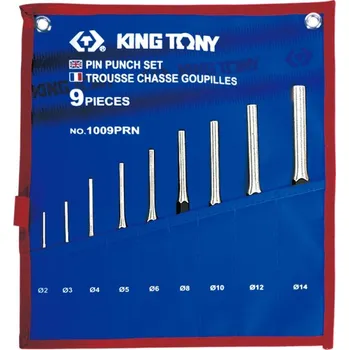 Sada nářadí Sada jehlových vyrážečů 9 ks King Tony 1009PRN