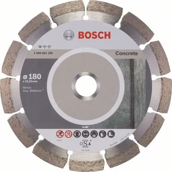Brusný kotouč Diamantový dělící kotouč Bosch Standard for Concrete 180 mm 2608602199