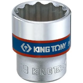 Gola hlavice Hlavice nástrčná King Tony 3/8 CrV 12 hran, 20mm 333020M