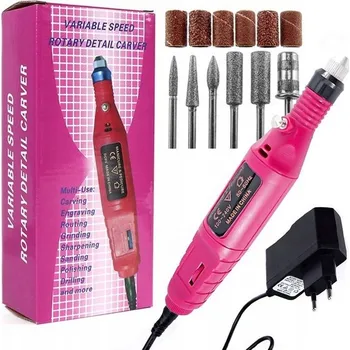 BRUSKA NA NEHTY MANIKÚRA PEDIKÚRA PRO ODSTRAŇOVÁNÍ HYBRIDŮ GELU + FRÉZY