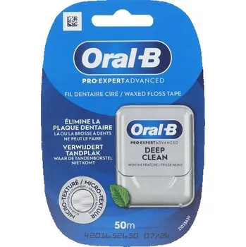 Zubní nit Zubní nit voskovaná ORAL-B Pro-Expert Advanced Deep Clean 50 m