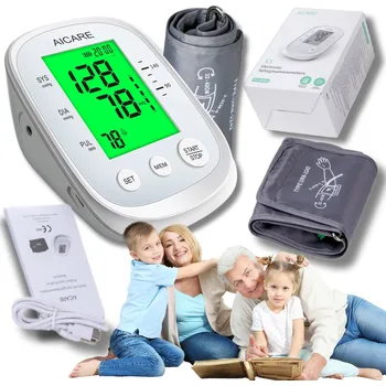 Tlakoměr Pažní Tlakoměr AICARE – Automatický, Přesný, Velký LCD displej