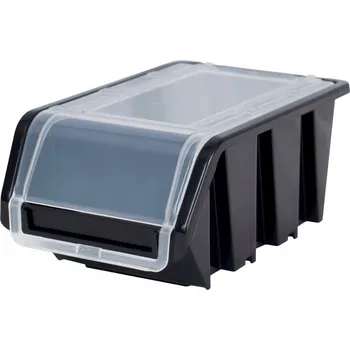 Úložný box Nádoba s víkem, box 120x195x90, černá