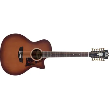 Akustická kytara D'Angelico Premier Fulton Grand Auditorium 12-String CE Caramel Burst + prodloužená záruka 3 roky