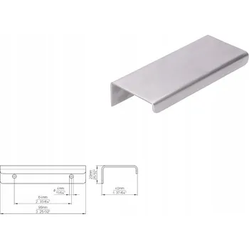 Nábytkové kování Nábytková úchytka SIRO 2372-96N1 nerezová ocel kartáčovaná