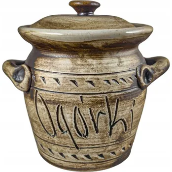 Dóza na potraviny Nádoba na OKURKY o objemu cca 1 L, RETRO barva